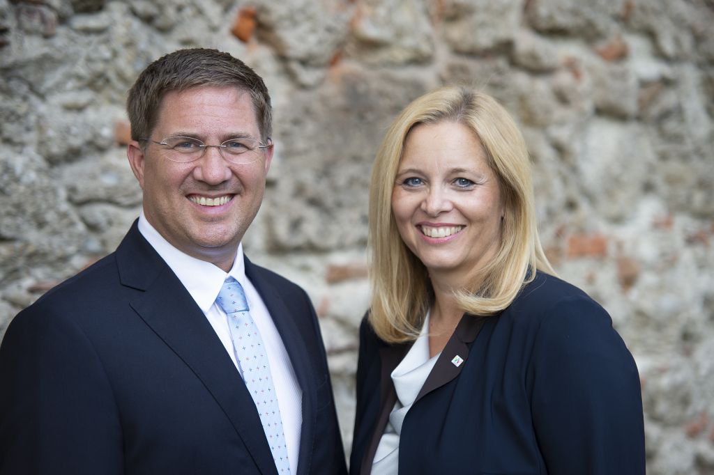 Bürgermeister Dr. Andreas Rabl und Vizebürgermeisterin Christa Raggl-Mühlberger