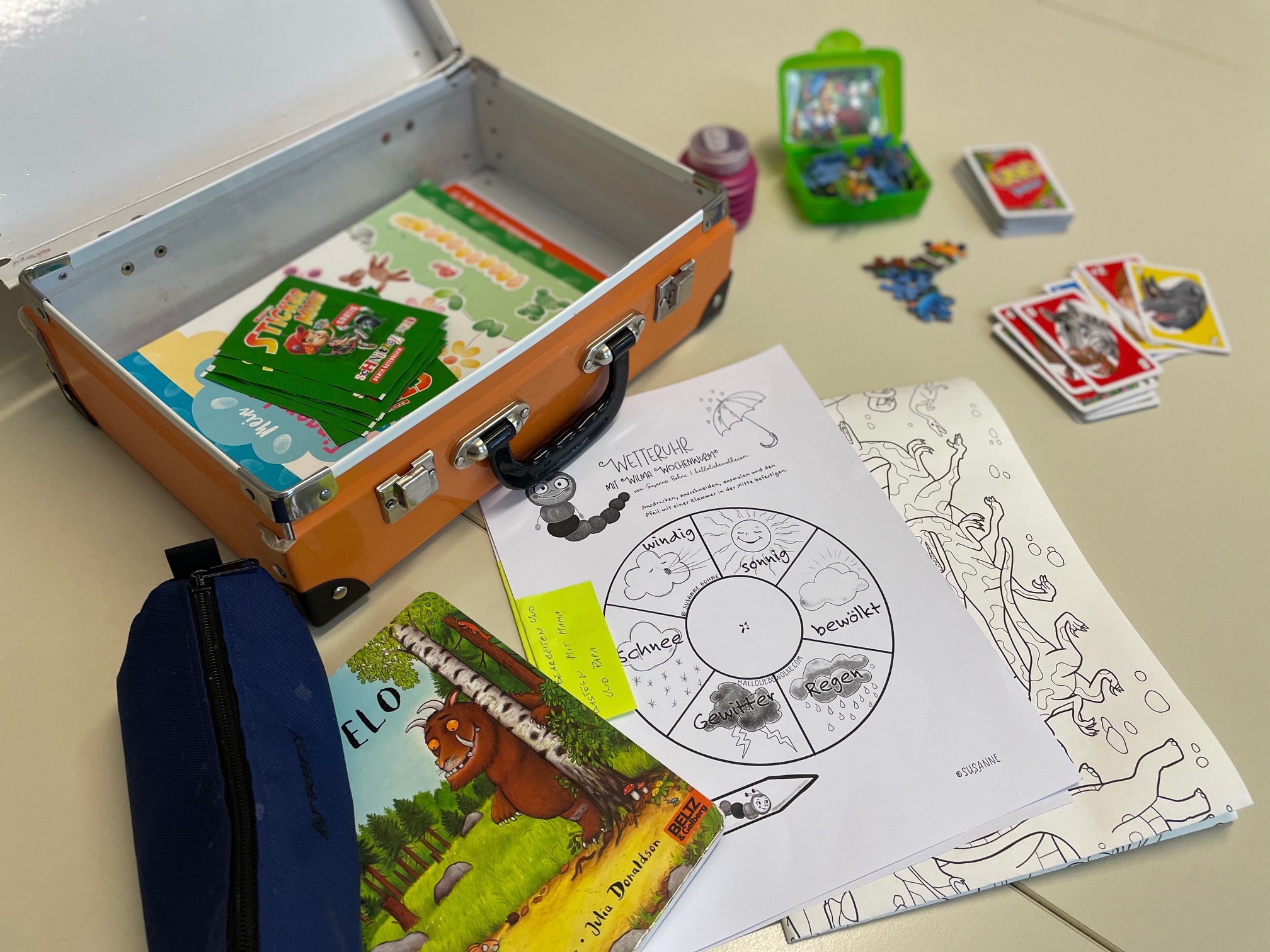 Beispiel einer Wochenendbox