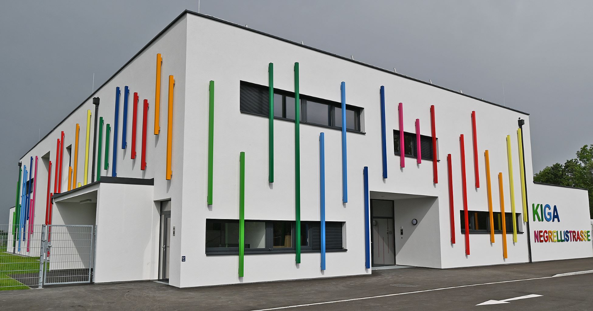 Außenansicht Kindergarten Negrellistraße